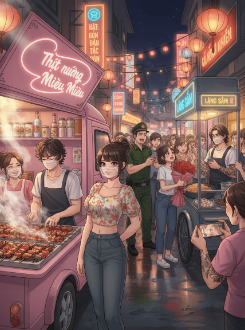 Nữ Thần Bóng Tối Của Chợ Đêm