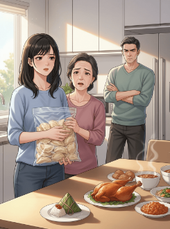 Nắm Xôi Và Đùi Gà