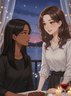 Mây Và Trăng Giao Nhau