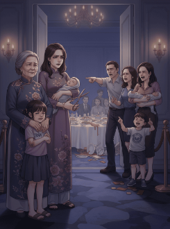 Con Dâu Quậy Phá Trong Tiệc Đầy Tháng Của Cháu Ngoại