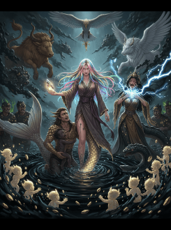 Bị Đánh Cắp Kim Long Ấu Tử, Ta Trở Thành Mẫu Thần Thủy Tổ