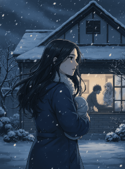 Người Đàn Bà Rời Đi Trong Đêm Tuyết