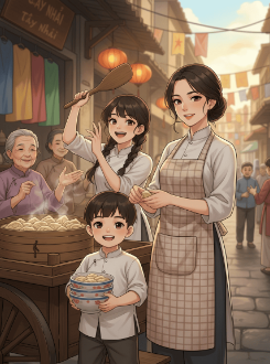 Gánh Hoành Thánh Phùng Nữ Tử