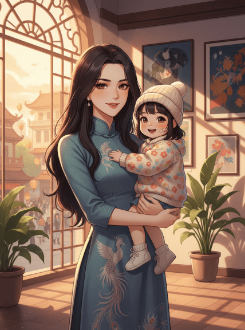 Ôm Con Bước Qua Bóng Tối