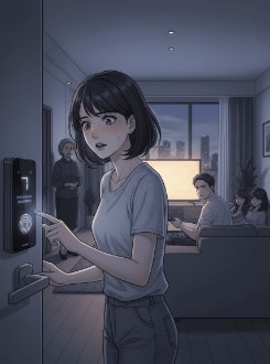 Khóa Cửa Bảy Dấu Vân Tay