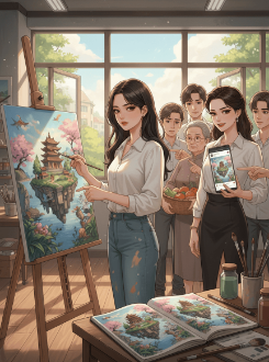 Bức Tranh Bắt Đầu Trước Tôi Một Ngày