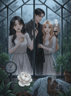 Đóa Mẫu Đơn Trắng Trong Nhà Kính