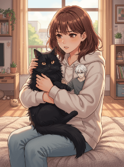 Con Mèo Đen Và Chàng Hot Boy Lạnh Lùng