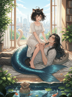 Nhân Ngư Của Mèo Ngốc