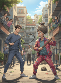 Chiến Binh Mất Ngủ Đấu Ông Lão Quái Chiêu