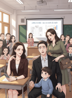 Họp Phụ Huynh, Tôi Gặp Con Trai Riêng Của Chồng