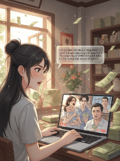 Livestream Bán Đồ Tang Lễ Bằng Giấy – Vong Linh Bị Nhốt