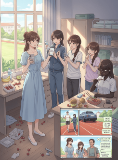 Bạn Cùng Phòng Trà Xanh Là Bà Hoàng Đào Mỏ