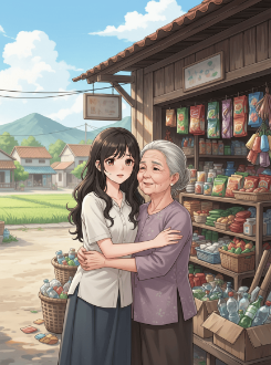 Cháu Gái Bà Lão Bán Hàng