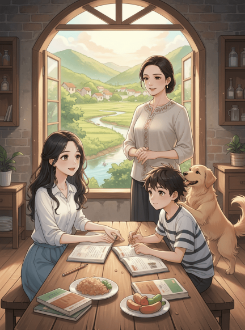 Nắng Sớm Ló Dạng Từ Toà Tháp Trắng