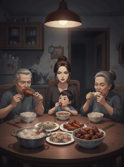 Sủi Cảo Nhân Thịt Chồng