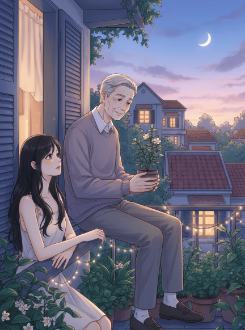 Ông Lão Tầng Trên