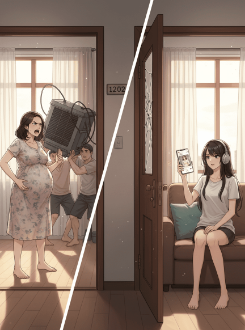 Khi Bà Bầu Hàng Xóm Vô Lý