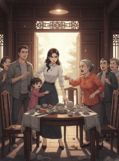 Mẹ Chồng Nói Con Gái Không Được Ngồi Mâm Trên