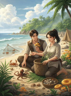 Tôi Dựa Vào Nấu Ăn Để Làm Giàu Trong Chương Trình Sinh Tồn