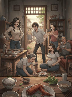 Ăn Cái Cánh Gà Ở Nhà Bạn Trai, Bị Mắng Vô Giáo Dục