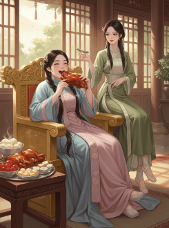 Ta Là Quý Phi Gặm Giò Heo Bên Long Ỷ