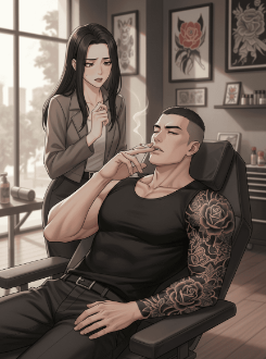 Hình Xăm Hoa Hồng Đen