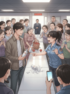 Khi Nhân Viên An Ninh Bắt Tôi Uống Mỹ Phẩm