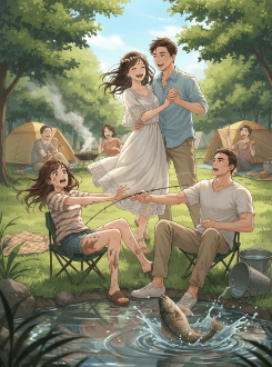 Cặp Đôi Cần Câu Thần Thánh